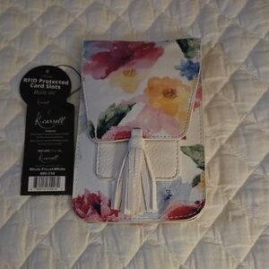 Floral Women's Wallet with RFID Protection